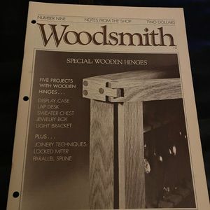 🎉5/$10🎉 Woodsmith magazine number nine May 1980 jewelry box, sweater chest
